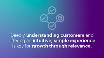 Delivering personalized experiences within intuitive journeys is the key to unlocking customer satisfaction.