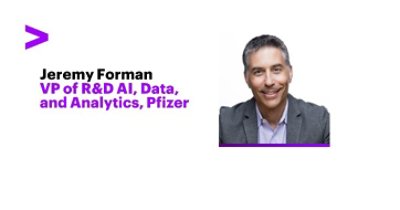 Jeremy Forman. VP of R&D AI, Data, and Analytics, Pfizer