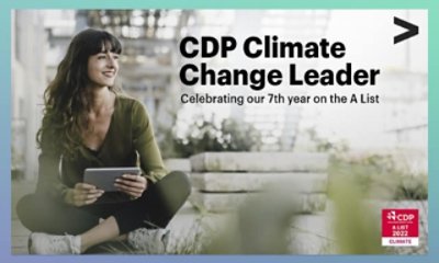CDP Climate Change Leader: Celebrating our 8th year on the list