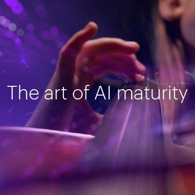 The art of AI maturity