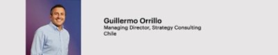 Guillermo Orrillo. Managing Director, Strategy Consulting Chile.