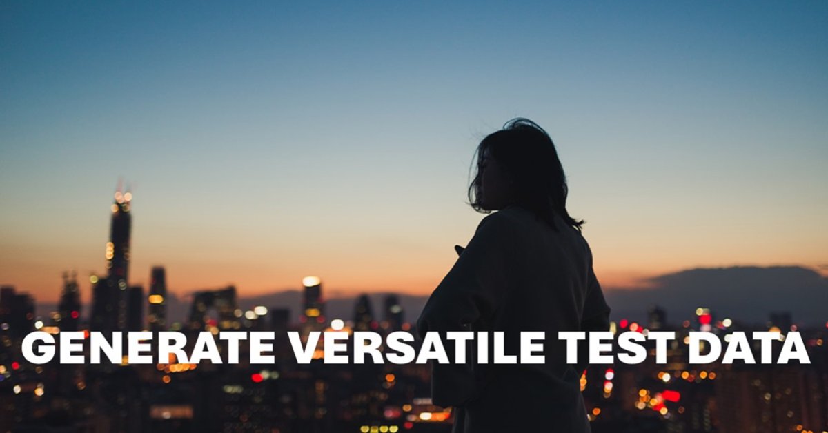Generate Versatile Test Data | Accenture