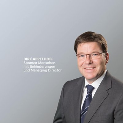Dirk Appelhoff - Sponsor Menschen mit Behinderungen und Managing Director