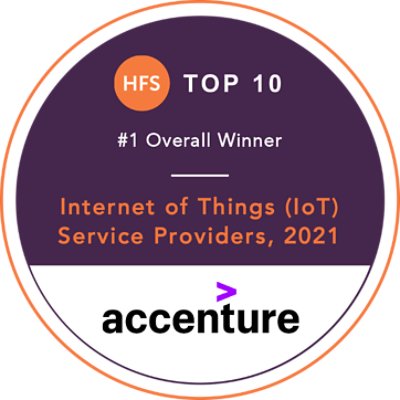 HFS Top 10 # Overall Winner: Internet of Things (IoT) Service Providers, 2021