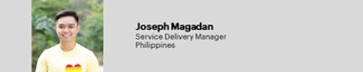Joseph Magadan. Service Delivery Manager Philippines.
