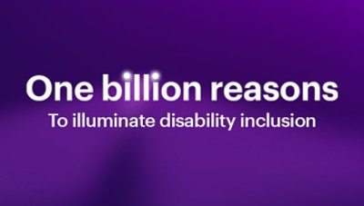 One billion reasons to illuminate disability inclusion