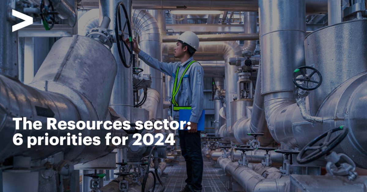 2024 Resources Sector Priorities & Trends Accenture
