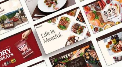 A collage of food images.