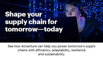 Shape your supply chain for tomorrow—today