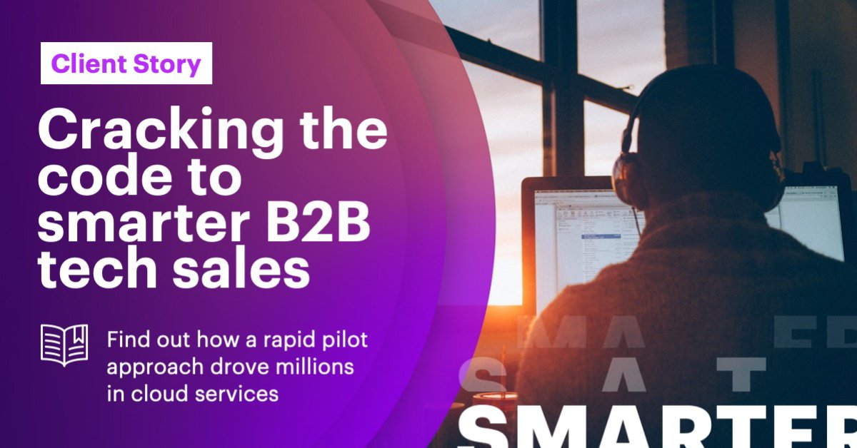Smarter B2B Technology Sales Case Study Accenture