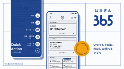 横浜銀行「はまぎん365」のイメージ​