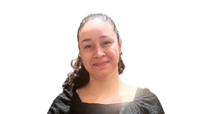 Headshot of Viridiana Flores Estrada with white background