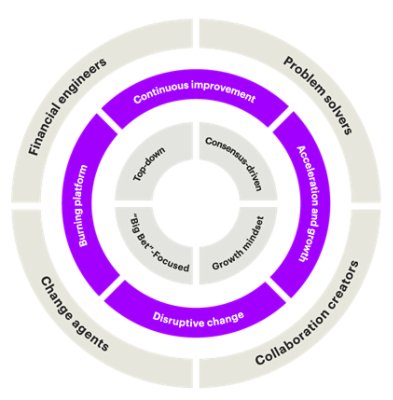 Strategic imperatives: the issues the company faces. Four strategic imperatives that influence how CFOs approach a problem and measure success.