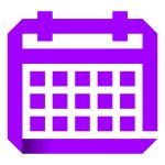 Events purlple icon