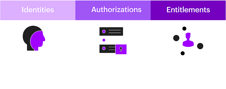 Figure 1: Identities, Authorizations, and Entitlements