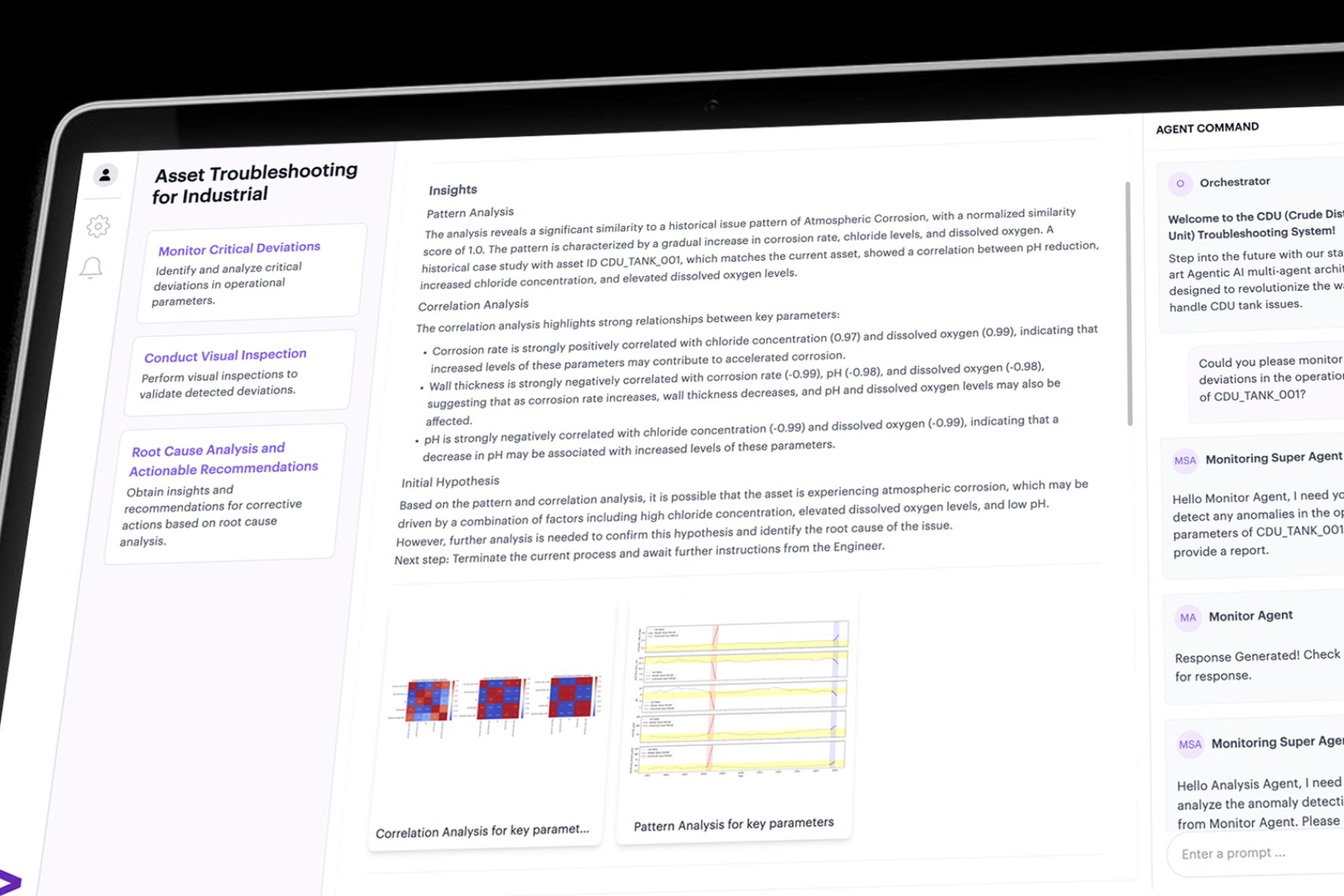 Asset troubleshooting for Industrial