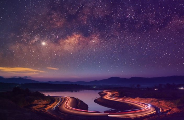 Desert nighttime lapse