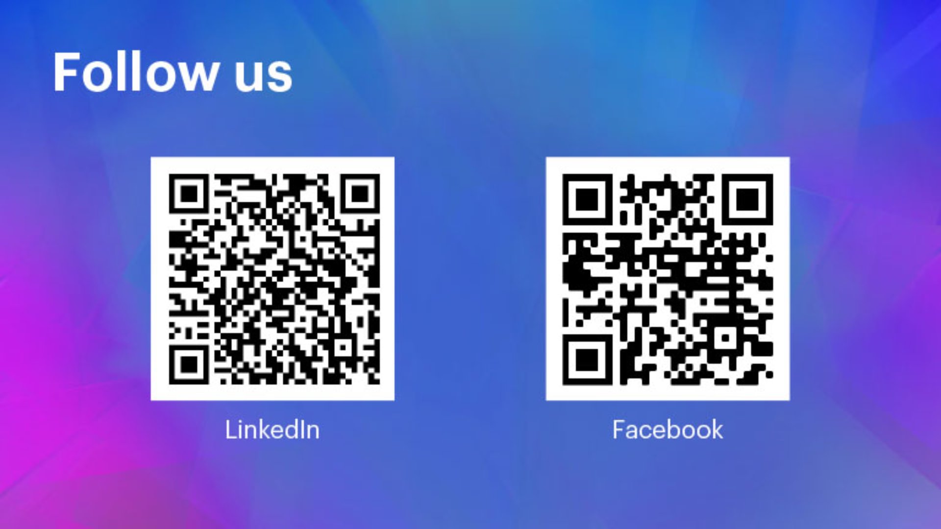 Follow us