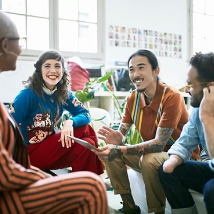 Multi-Ethnic Male And Female Design Team