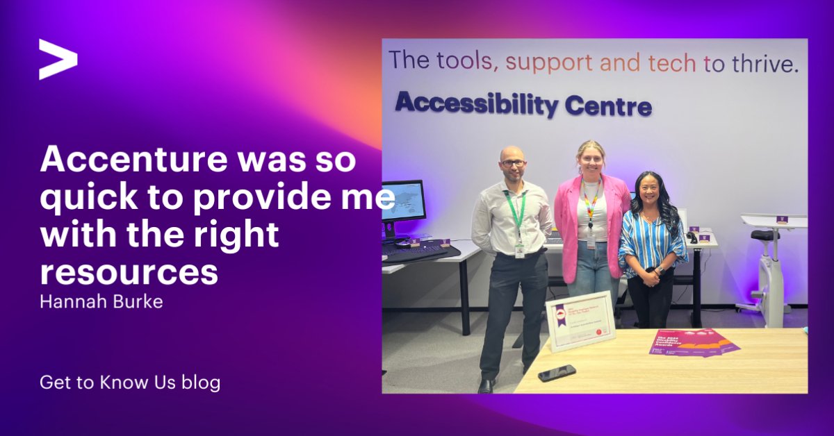 Hannah Burke Hearing Loss Adjustments Accenture