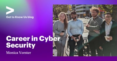 Career in Cyber Security. Monica Vorster