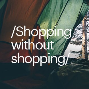 Shopping without shopping