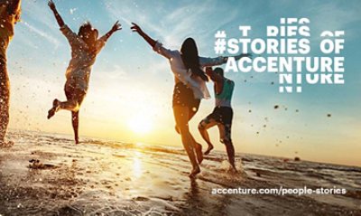 Stories of Accenture enjoying at the beach