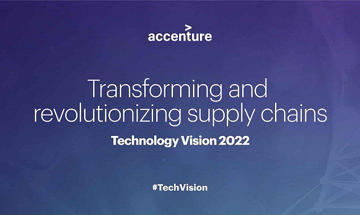 Transforming and revolutionazing supply chains. Technology Vision 2022. #TechVision