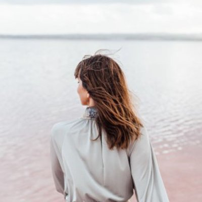 Back of a Woman on the Beach