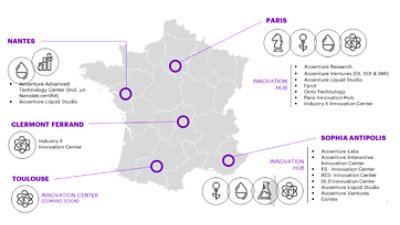 De la recherche à la mise à l'échelle, nos équipes de Paris, Toulouse, Nantes, Clermont-Ferrand ou Sophia Antipolis peuvent être mises à contribution de manière individuelle ou combinée pour vous fournir de nouvelles solutions