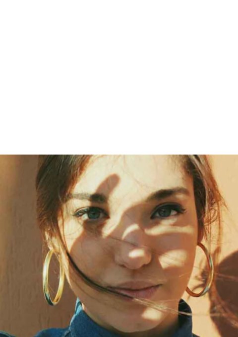 Beautiful woman face close up