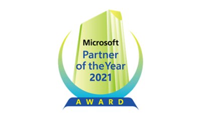 Microsoft partner of the eyar 2021 award