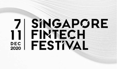 Singapore Fintech Festival 2020’s logo with the dates of the event