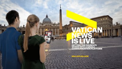 Vatican news is live: Getting the church's words into a single communication platform new applied now