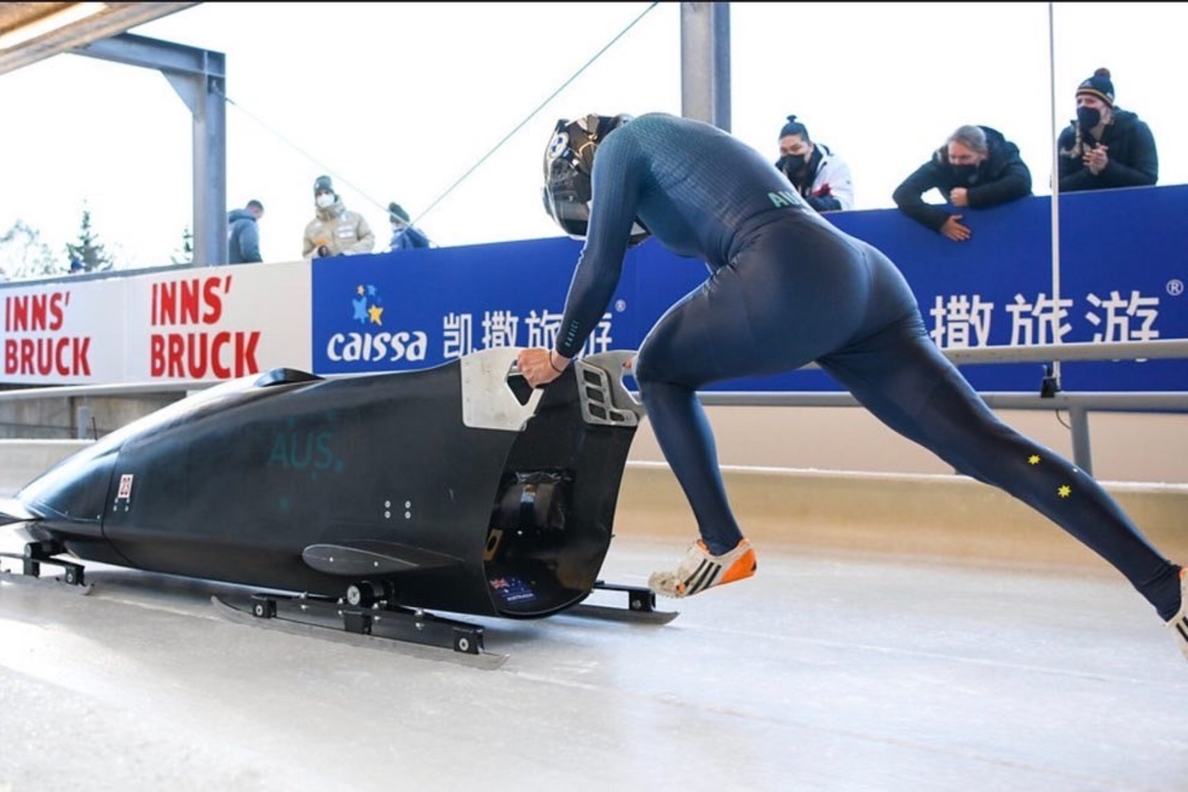 Bobsleigh winter sport